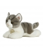 Plyšové mačiatko sivé - Miyoni - 20 cm