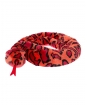 Plyšový had červený škvrnitý - 300 cm