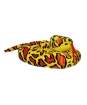 Plyšový had oranžovo-žltý škvrnitý - 300 cm 