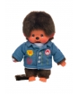 Plyšový Mončiči - Denim Boy - Monchhichi - 20 cm