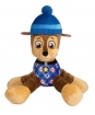 Plyšový psík Chase - modrý v zimnej čiapke - Paw Patrol - 50 cm
