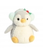 Plyšový tučniačik - sivobiely vianočný - Pom Pom - 18 cm