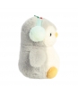 Plyšový tučniačik - sivobiely vianočný - Pom Pom - 18 cm