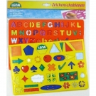 Hračka - Kresliace šablóny symboly a písmená26x19