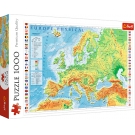 Hračka - Puzzle 1000 Fyzikálna mapa Europy