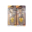 Hračka - Meč 2 druhy se štítom a chráničom 64 cm 