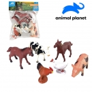 Hračka - Zvieratká farma, 6 ks, 12,5 cm