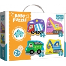 Hračka - Puzzle Baby Classic Staveb.prostriedky