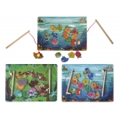 Hračka - Drevená hra na magnet s udicami