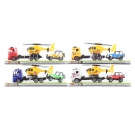 Hračka - Kamion s vrtulníkom a autom 32cm