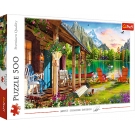 Hračka - Puzzle 500 Chata v horách