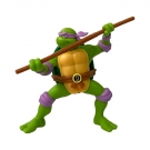 Hračka - Figúrka Donatello so zbraňami - fialový - Ninja korytnačky - 9 cm