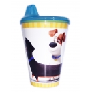 Hračka - Plastový pohár - Tajný život maznáčikov (430 ml.)