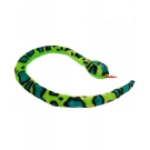 Hračka - Plyšový had zelený škvrnitý - 100 cm