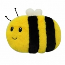 Hračka - Plyšový hrejivý vankúšik - včielka - 20 cm