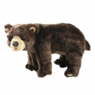 Hračka - Plyšový medveď hnedý stojaci - Eco Friendly Edition - 40 cm