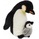 Hračka - Plyšový tučniak s mláďaťom - Authentic Edition - 22 cm 