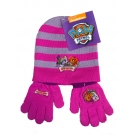 Hračka - Set zimného oblečenia - Paw Patrol - ružová - čiapka + rukavice