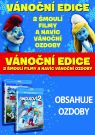 BLU-RAY Film - Šmolkovia 1+2 v 3D (balenie s vianočnými ozdobami)